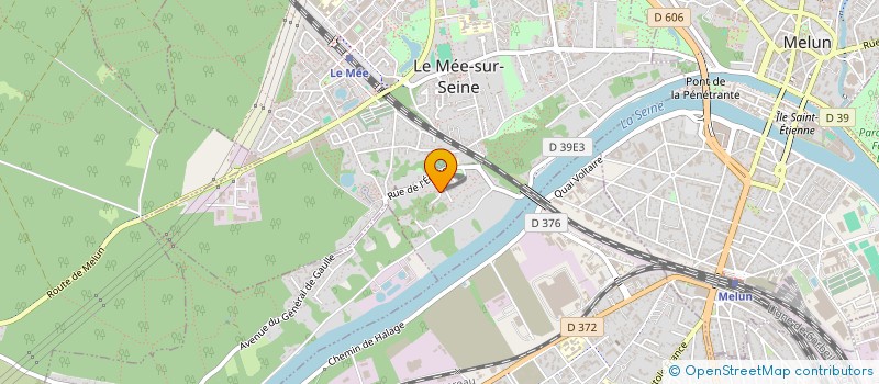 localisation de l'entreprise VEK BAT à LE MEE-SUR-SEINE