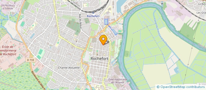 localisation de l'entreprise VEKA  ROCHEFORT