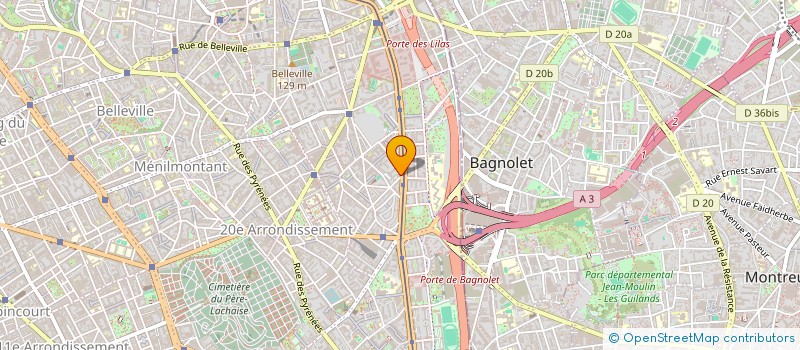 localisation de l'entreprise VEL  PARIS