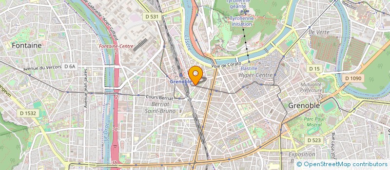 localisation de l'entreprise VEL PROD à GRENOBLE