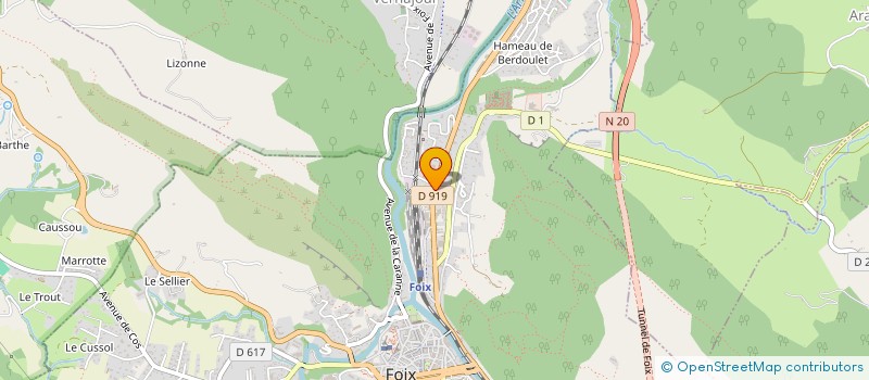 localisation de l'entreprise VEL09 à FOIX