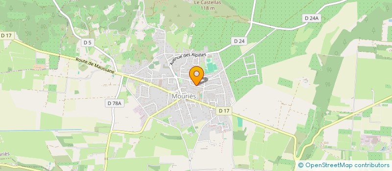 localisation de l'entreprise VELA  MOURIES