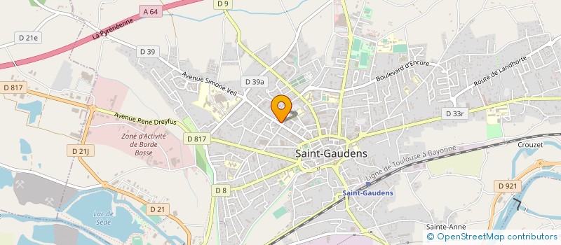 localisation de l'entreprise VELA PYRENEES à SAINT-GAUDENS