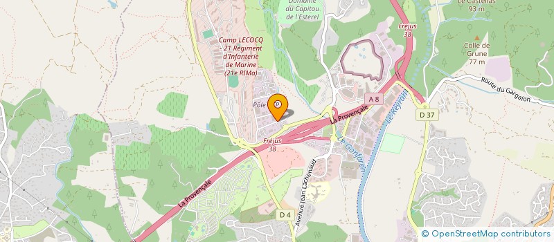 localisation de l'entreprise VELA SCCV à FREJUS