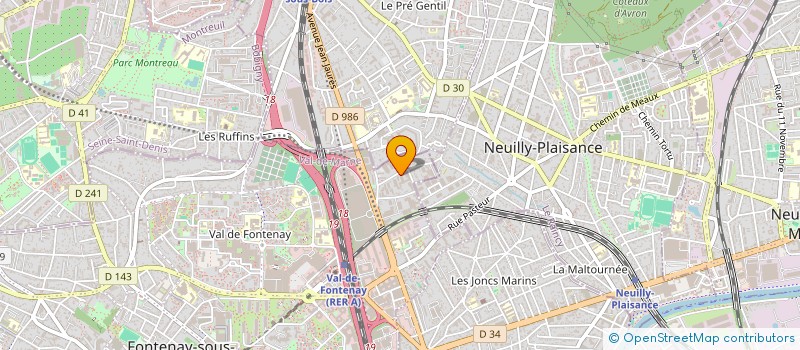 localisation de l'entreprise VELA VISION STUDIO à FONTENAY-SOUS-BOIS