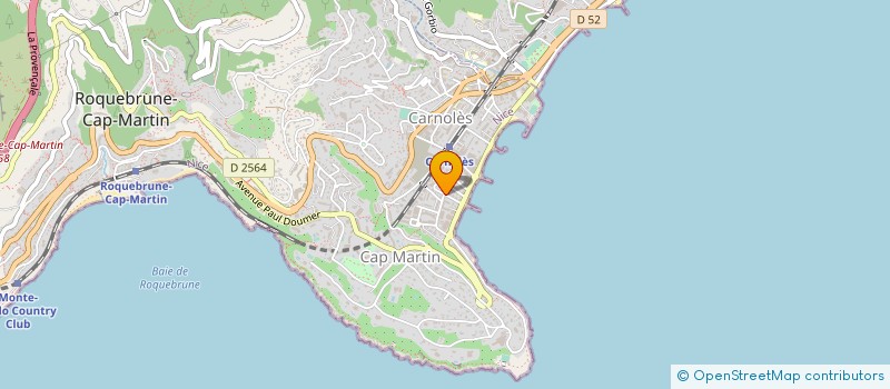 localisation de l'entreprise VELAC à ROQUEBRUNE-CAP-MARTIN