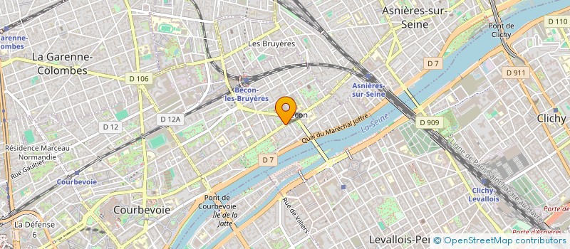 localisation de l'entreprise VELALFIO à COURBEVOIE