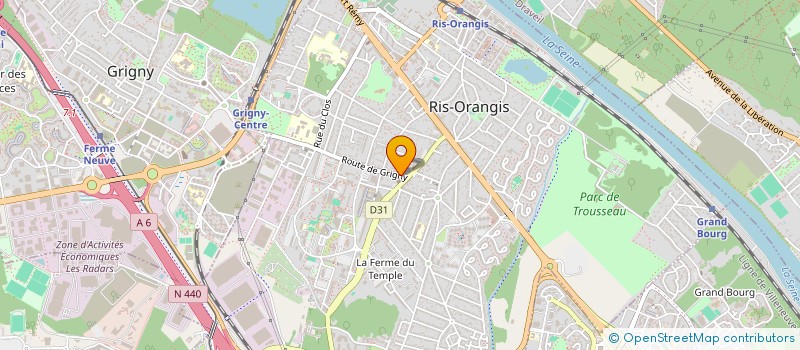 localisation de l'entreprise VELALINE  RIS-ORANGIS