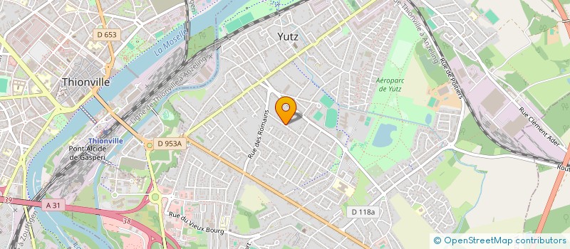 localisation de l'entreprise VELAM  YUTZ