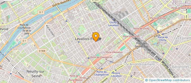 localisation de l'entreprise VELAMEDA à LEVALLOIS-PERRET