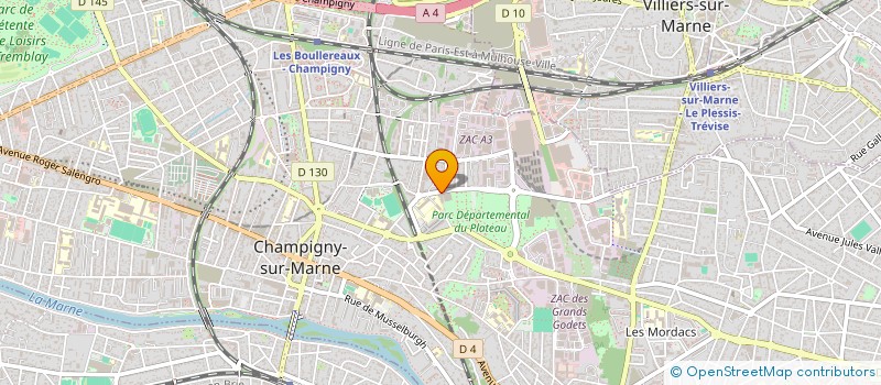 localisation de l'entreprise VELARA  CHAMPIGNY-SUR-MARNE