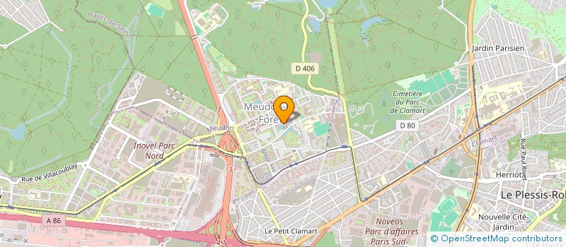 localisation de l'entreprise VELARGA à MEUDON