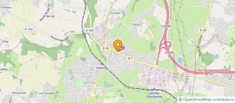 localisation de l'entreprise VELASCO  LENTILLY