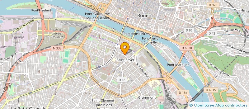 localisation de l'entreprise VELASQUEZ JACKIE ET BRUNE CATHERINE  ROUEN