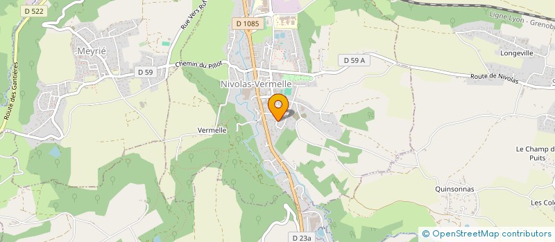 localisation de l'entreprise VELAU  NIVOLAS-VERMELLE