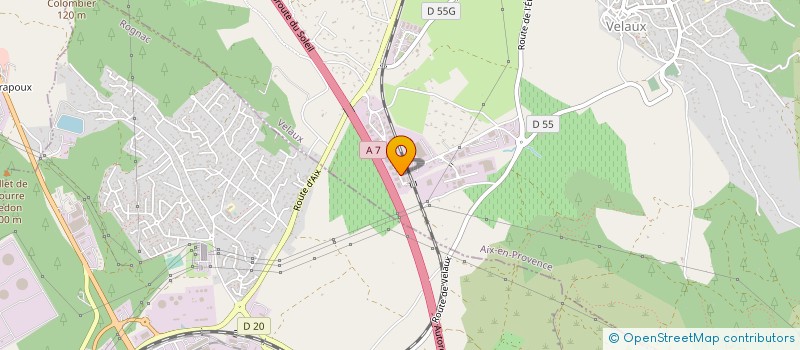 localisation de l'entreprise VELAUX AUTOS à VELAUX