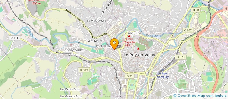 localisation de l'entreprise VELAY ATHLETISME à LE PUY-EN-VELAY