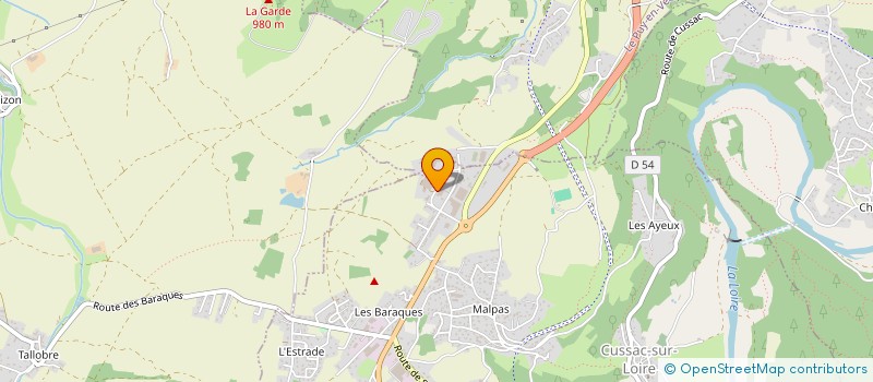 localisation de l'entreprise VELAY BATIMENT AVOND à CUSSAC-SUR-LOIRE