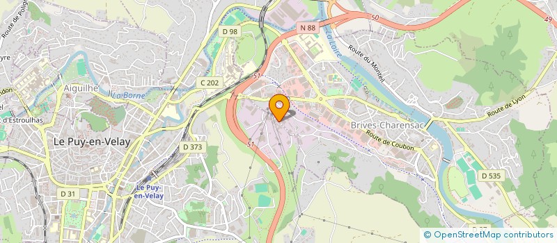 localisation de l'entreprise VELAY BOIS à BRIVES-CHARENSAC