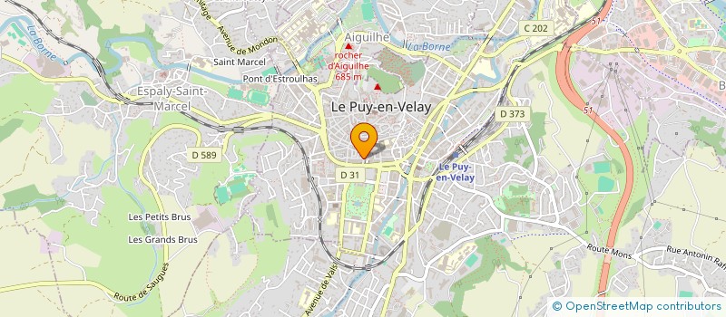 localisation de l'entreprise VELAY BOUTIQUE à LE PUY-EN-VELAY