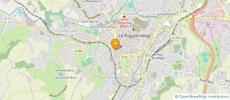 localisation de l'entreprise VELAY DIFFUSION  LE PUY-EN-VELAY