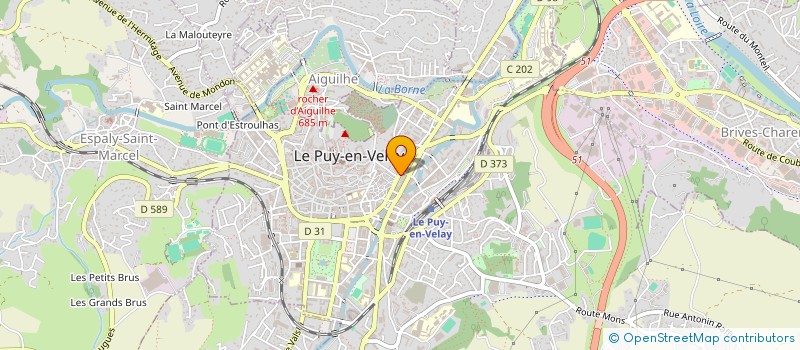 localisation de l'entreprise VELAY FENETRES à LE PUY-EN-VELAY