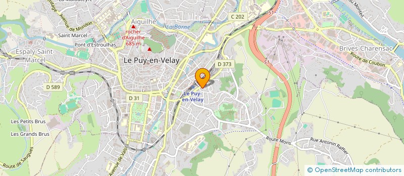 localisation de l'entreprise VELAY INN  LE PUY-EN-VELAY