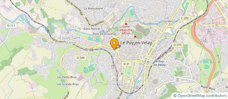 localisation de l'entreprise VELAY SECURITE à LE PUY-EN-VELAY