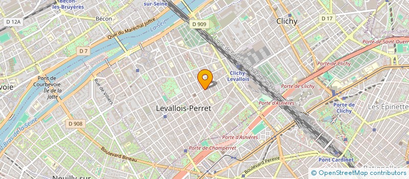 localisation de l'entreprise VELCO à LEVALLOIS-PERRET