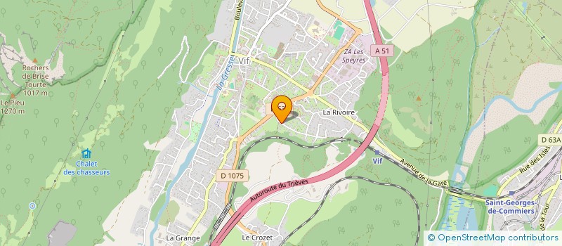 localisation de l'entreprise VELCROS  VIF