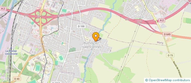 localisation de l'entreprise VELDEMAN HOLDING  AULNOY-LEZ-VALENCIENNES