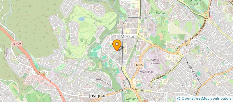 localisation de l'entreprise VELDEN 34 à MONTPELLIER