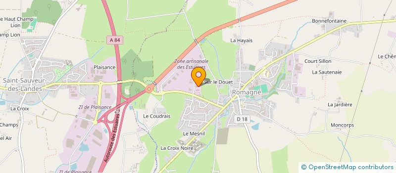 localisation de l'entreprise VELEC INDUSTRIEL  ROMAGNE