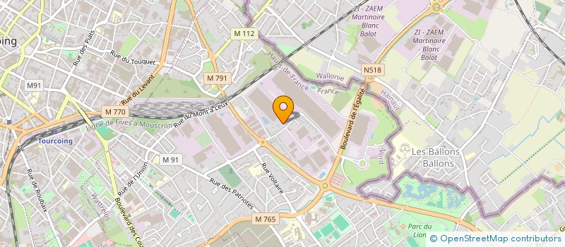 localisation de l'entreprise VELEC SYSTEMS à WATTRELOS