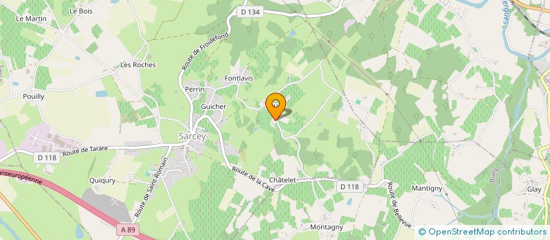 localisation de l'entreprise VELECTRA  SARCEY