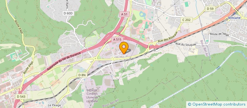 localisation de l'entreprise VELECTRIS  BOUC-BEL-AIR