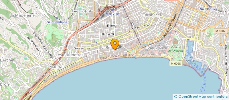 localisation de l'entreprise VELETTRA  NICE