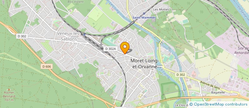 localisation de l'entreprise VELEUX à MORET-LOING-ET-ORVANNE