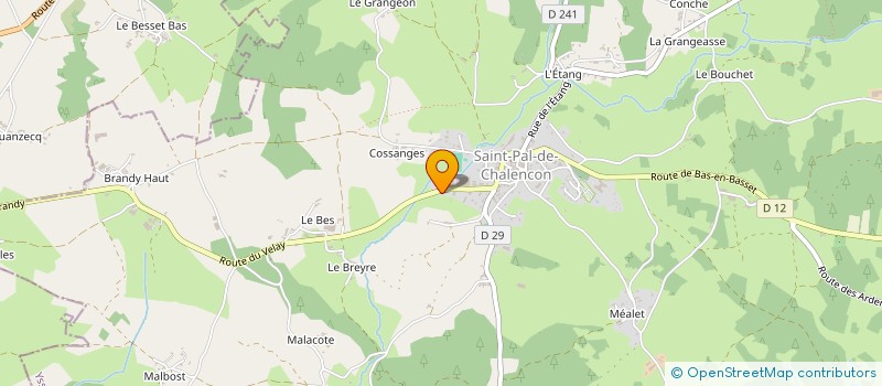 localisation de l'entreprise VELFOR INDUSTRIE à SAINT-PAL-DE-CHALENCON