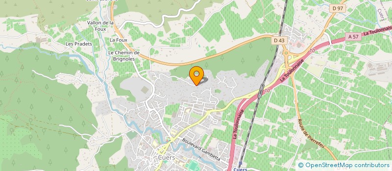 localisation de l'entreprise VELGA IMMO  CUERS