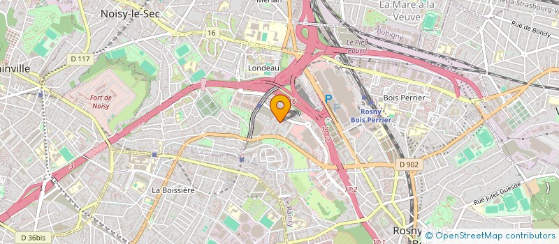 localisation de l'entreprise VELHANCE CAPITAL  ROSNY-SOUS-BOIS