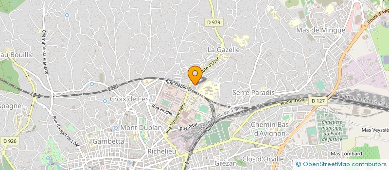 localisation de l'entreprise VELHO'S MEDITERRANEE  NIMES