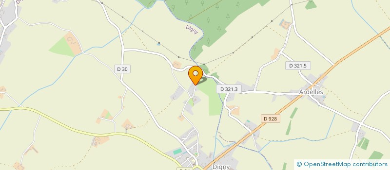 localisation de l'entreprise VELHYNA-ACI à DIGNY