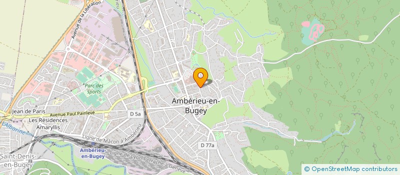 localisation de l'entreprise VELIC SARL à AMBERIEU-EN-BUGEY