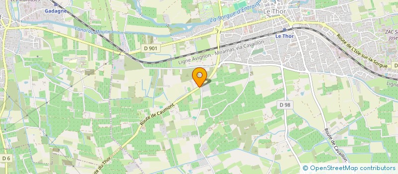 localisation de l'entreprise VELIER'EAU  LE THOR