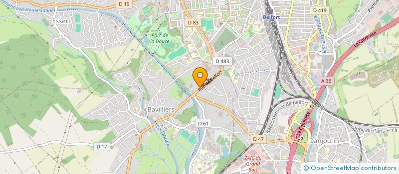 localisation de l'entreprise VELIGANDU à BAVILLIERS
