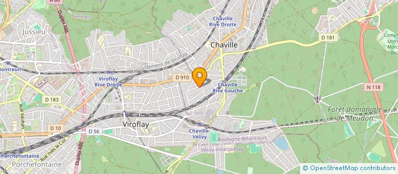 localisation de l'entreprise VELIO à CHAVILLE