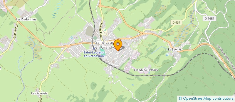 localisation de l'entreprise VELIOR CONSULTING  SAINT-LAURENT-EN-GRANDVAUX