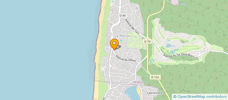 localisation de l'entreprise VELIRIC  SEIGNOSSE