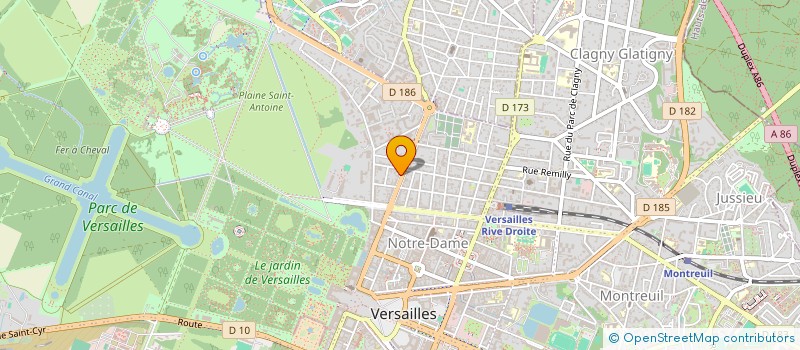 localisation de l'entreprise VELISANTE  VERSAILLES